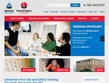 Tablet Screenshot of firstaidsafetytraining.ca